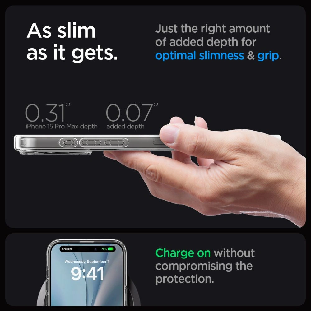Hurtownia GSM - Case Spigen Ultra Hybrid Mag MagSafe Apple iPhone 15 Pro Max Carbonfaser - SPN2955 - {ean13} - Hurt