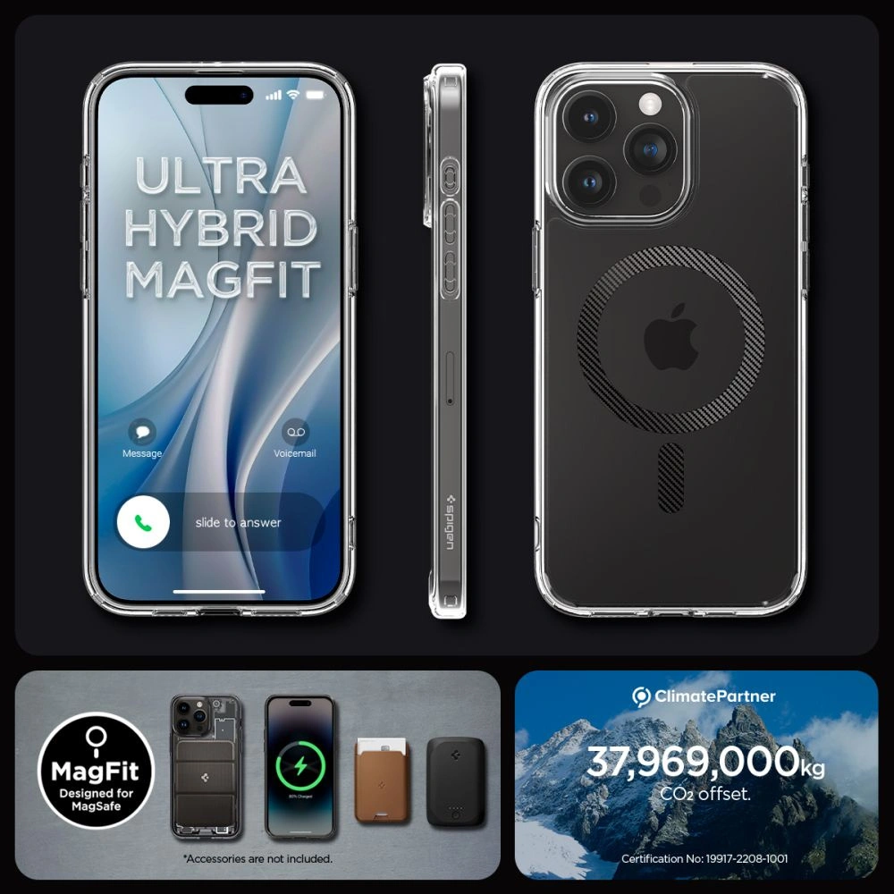 Hurtownia GSM - Case Spigen Ultra Hybrid Mag MagSafe Apple iPhone 15 Pro Max Carbonfaser - SPN2955 - {ean13} - Hurt