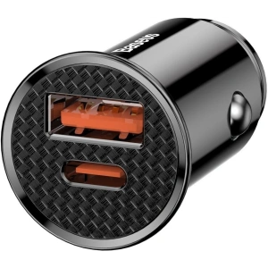 Hurtownia GSM - Ładowarka samochodowa Baseus Circular PD QC4.0+ 5A 30W (czarna) - BSU347BLK - {ean13} - Hurt