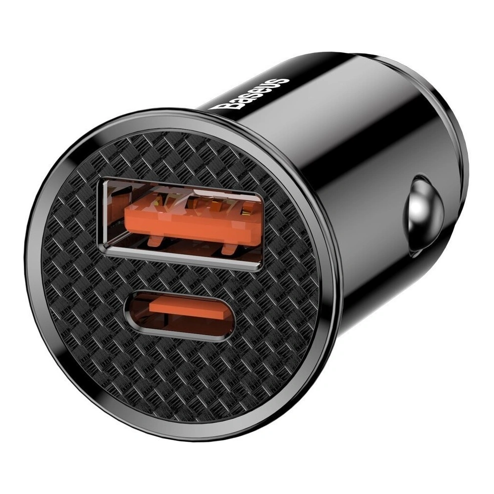 Hurtownia GSM - Automobilová nabíječka Baseus Circular PD QC4.0+ 5A 30W (černá) - BSU347BLK - {ean13} - Hurt
