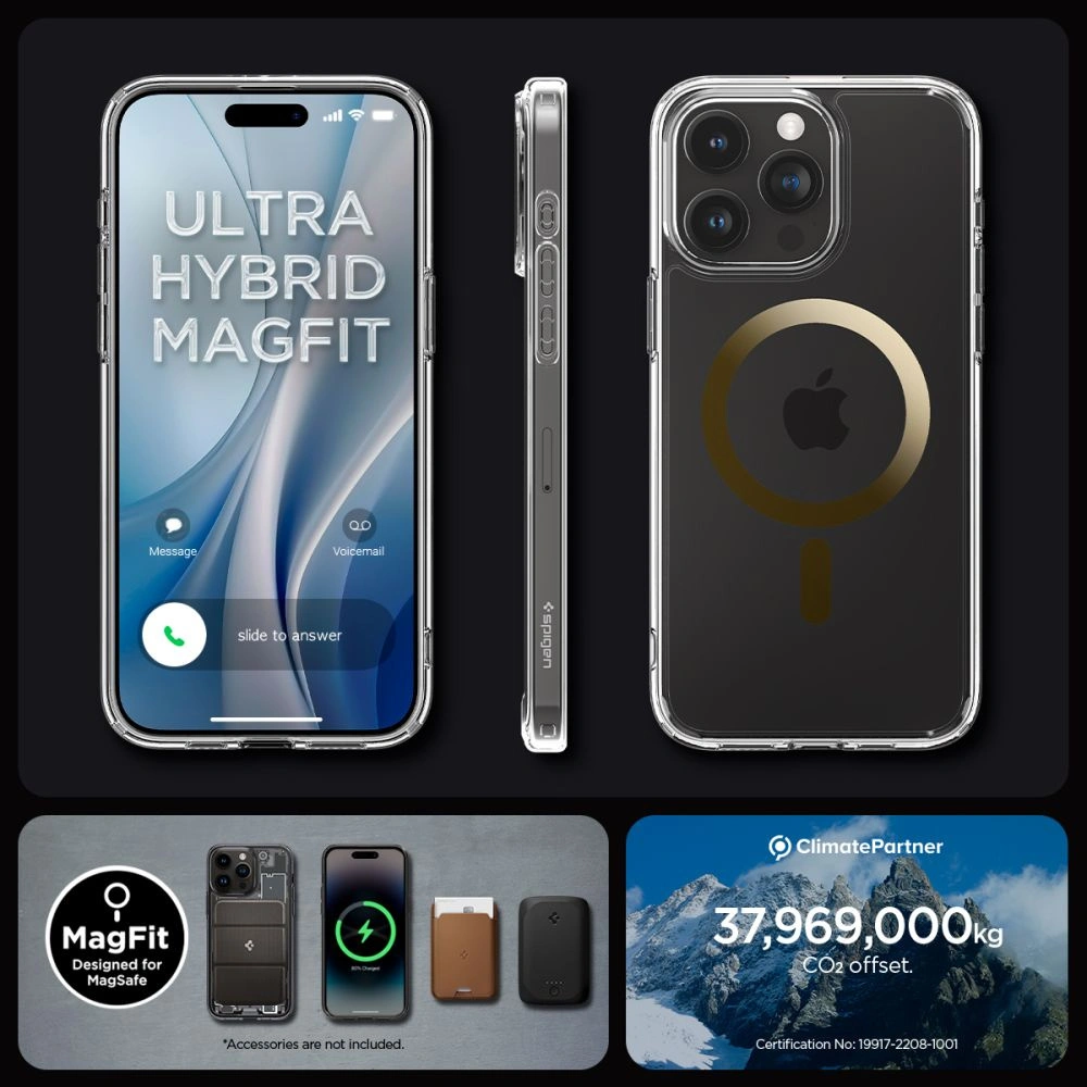 Wholesale Spigen Ultra Hybrid Mag MagSafe Apple iPhone 15 Pro Max Gold - SPN2956 - {ean13} - Hurt