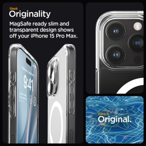 Wholesale Spigen Ultra Hybrid Mag MagSafe Apple iPhone 15 Pro Max Frost Clear - SPN2957 - {ean13} - Hurt