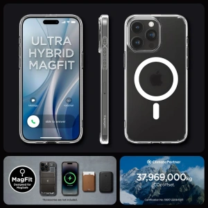Wholesale Spigen Ultra Hybrid Mag MagSafe Apple iPhone 15 Pro Max Frost Clear - SPN2957 - {ean13} - Hurt