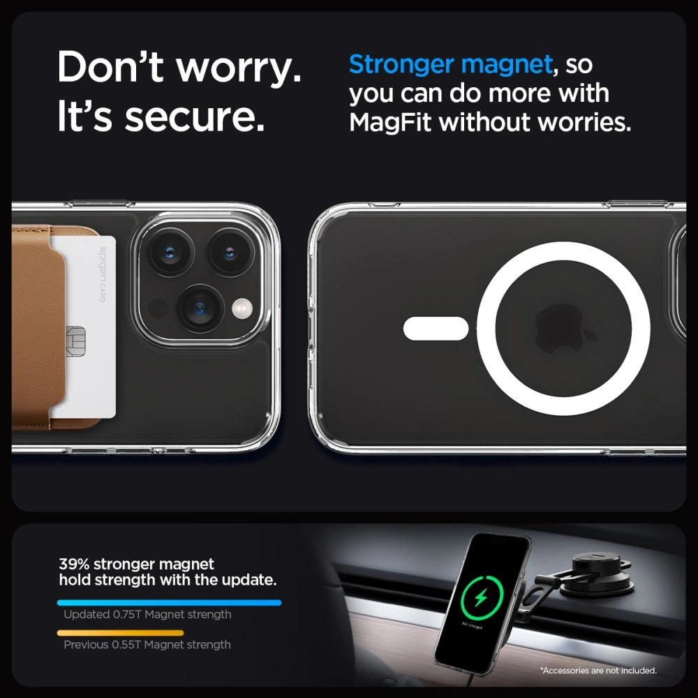 Wholesale Spigen Ultra Hybrid Mag MagSafe Apple iPhone 15 Pro Max Frost Clear - SPN2957 - {ean13} - Hurt