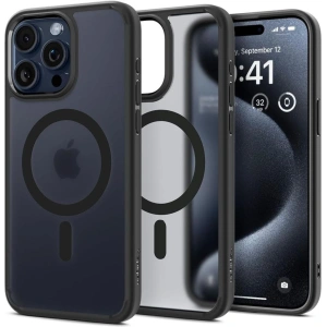 Hurtownia GSM - Etui Spigen Ultra Hybrid Mag MagSafe Apple iPhone 15 Pro Max Frost Black - SPN2958 - {ean13} - Hurt
