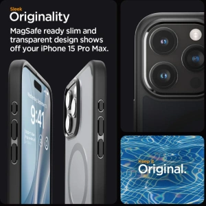 Hurtownia GSM - Etui Spigen Ultra Hybrid Mag MagSafe Apple iPhone 15 Pro Max Frost Black - SPN2958 - {ean13} - Hurt