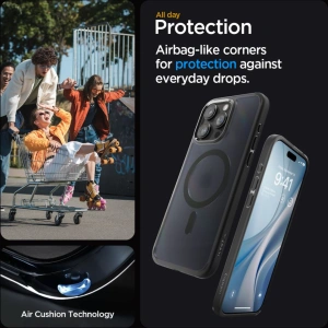 Wholesale Spigen Ultra Hybrid Mag MagSafe Apple iPhone 15 Pro Max Frost Black - SPN2958 - {ean13} - Hurt