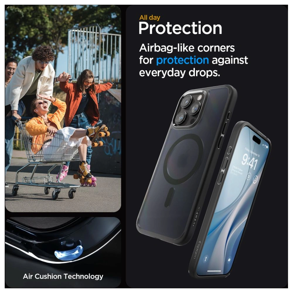 Hurtownia GSM - Etui Spigen Ultra Hybrid Mag MagSafe Apple iPhone 15 Pro Max Frost Fekete - SPN2958 - {ean13} - Hurt