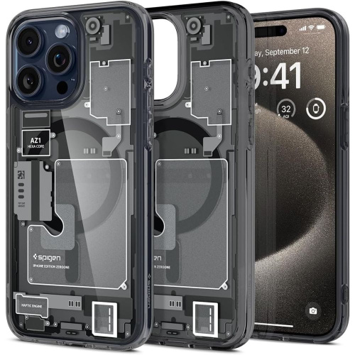 Spigen Distributor - 8809896749312 - SPN2959 - Spigen Ultra Hybrid Mag MagSafe Apple iPhone 15 Pro Max Zero One - B2B homescreen
