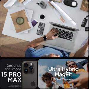 Wholesale Spigen Ultra Hybrid Mag MagSafe Apple iPhone 15 Pro Max Zero One - SPN2959 - {ean13} - Hurt