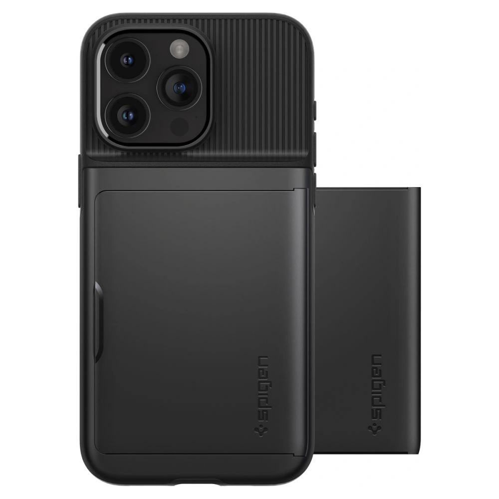 Hurtownia GSM - Case Spigen Slim Armor CS Apple iPhone 15 Pro Max Schwarz - SPN2960 - {ean13} - Hurt