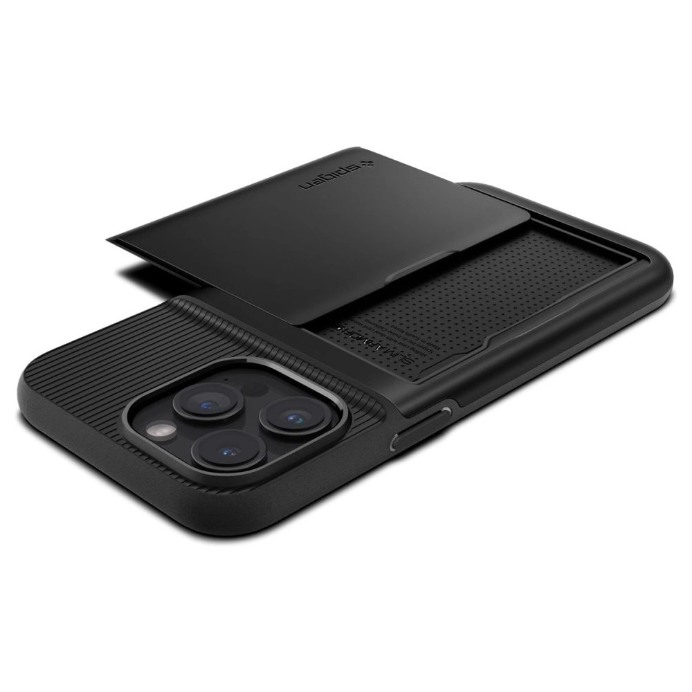 Hurtownia GSM - Case Spigen Slim Armor CS Apple iPhone 15 Pro Max Schwarz - SPN2960 - {ean13} - Hurt