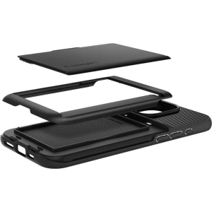 Wholesale Spigen Slim Armor CS Apple iPhone 15 Pro Max Black - SPN2960 - {ean13} - Hurt