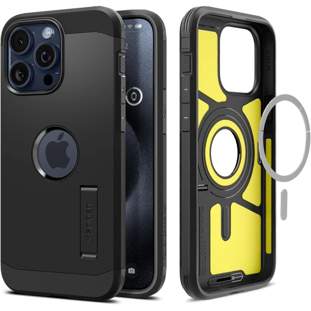 Wholesale Spigen Tough Armor Mag MagSafe Apple iPhone 15 Pro Max Black - SPN2961 - {ean13} - Hurt