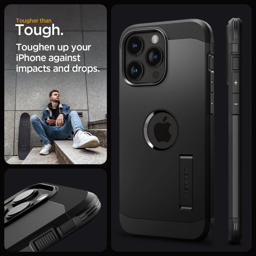 Wholesale Spigen Tough Armor Mag MagSafe Apple iPhone 15 Pro Max Black - SPN2961 - {ean13} - Hurt