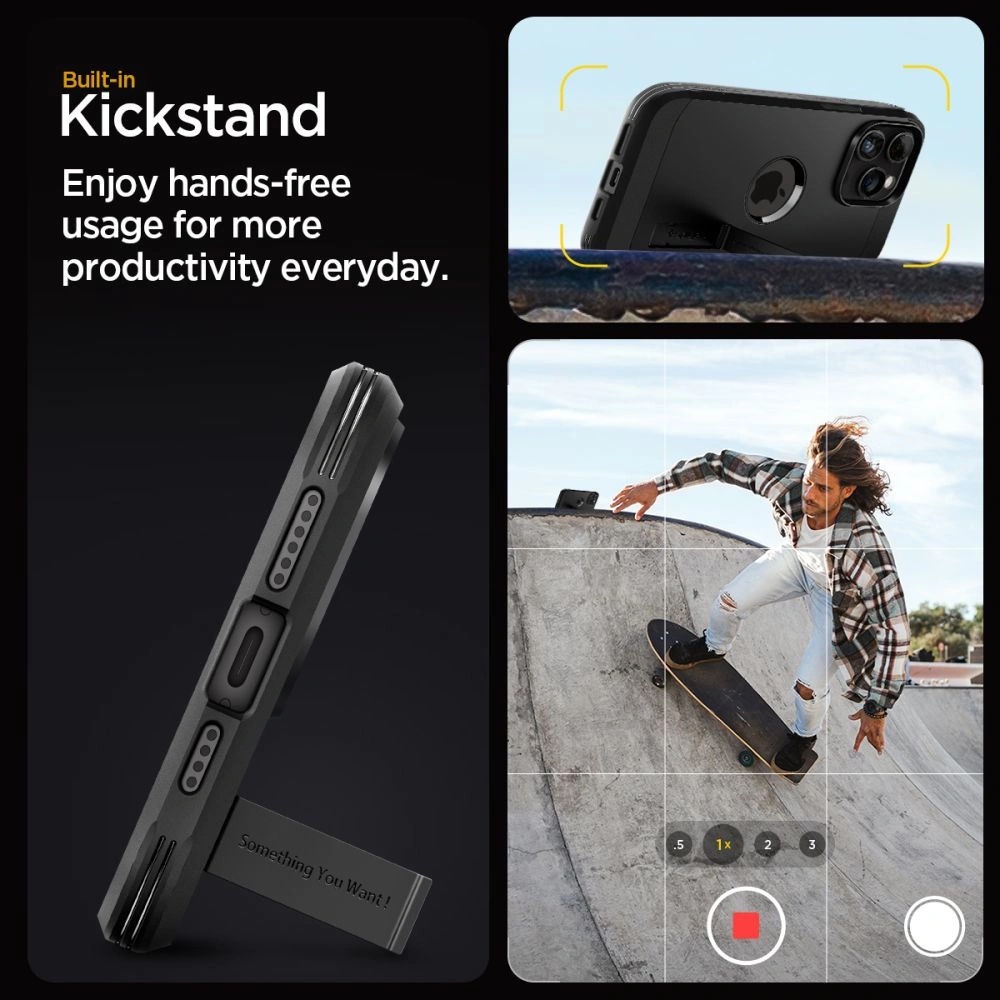 Hurtownia GSM - Etui Spigen Tough Armor Mag MagSafe Apple iPhone 15 Pro Max Negru - SPN2961 - {ean13} - Hurt