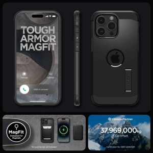 Hurtownia GSM - Etui Spigen Tough Armor Mag MagSafe Apple iPhone 15 Pro Max černé - SPN2961 - {ean13} - Hurt