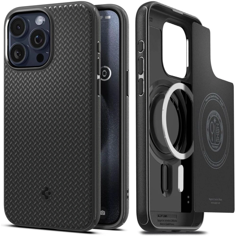 Hurtownia GSM - Case Spigen Mag Armor MagSafe Apple iPhone 15 Pro Max Matt Schwarz - SPN2962 - {ean13} - Hurt