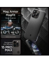 Hurtownia GSM - Etui Spigen Mag Armor MagSafe Apple iPhone 15 Pro Max Matt Fekete - SPN2962 - {ean13} - Hurt