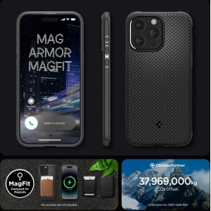 Wholesale Spigen Mag Armor MagSafe Apple iPhone 15 Pro Max Matte Black - SPN2962 - {ean13} - Hurt