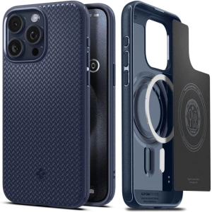 Etui Spigen Mag Armor MagSafe Apple iPhone 15 Pro Max Tengerész kék