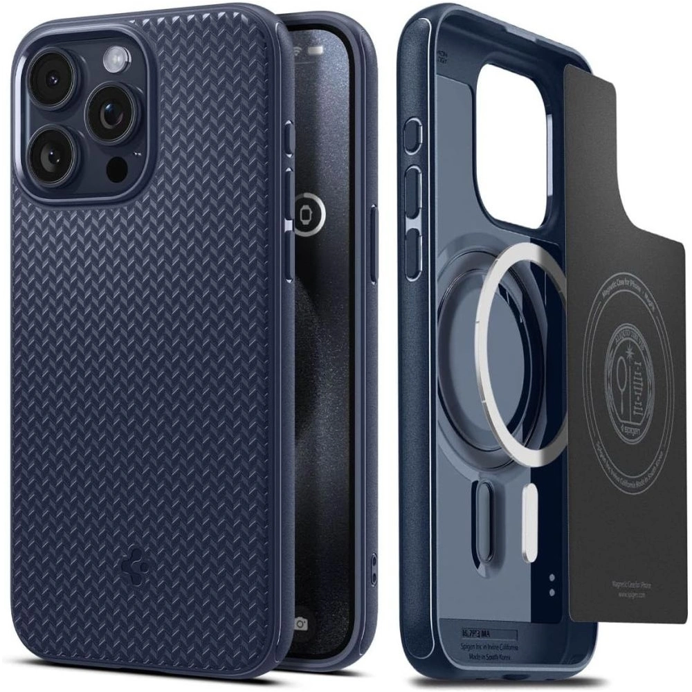 Hurtownia GSM - Etui Spigen Mag Armor MagSafe Apple iPhone 15 Pro Max Námořnická modř - SPN2963 - {ean13} - Hurt