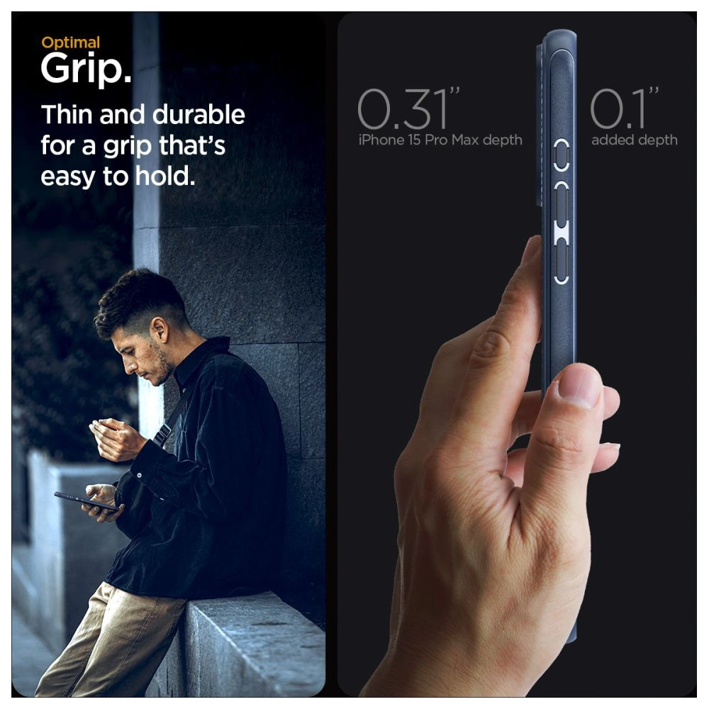 Hurtownia GSM - Etui Spigen Mag Armor MagSafe Apple iPhone 15 Pro Max Námořnická modř - SPN2963 - {ean13} - Hurt
