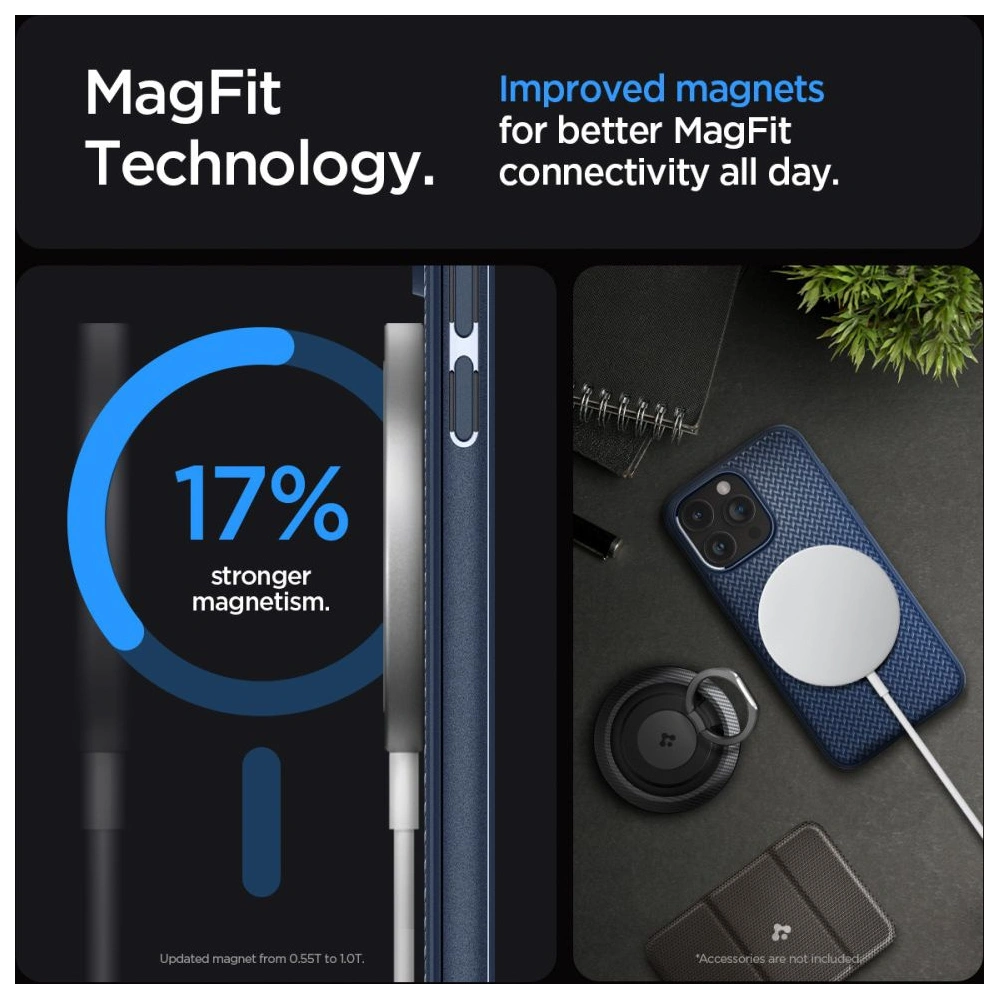 Hurtownia GSM - Etui Spigen Mag Armor MagSafe Apple iPhone 15 Pro Max Tengerész kék - SPN2963 - {ean13} - Hurt