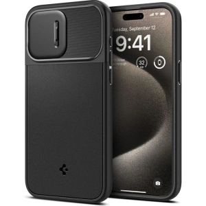Hurtownia GSM - Etui Spigen Optik Armor Mag MagSafe Apple iPhone 15 Pro Max Černá - SPN2964 - {ean13} - Hurt