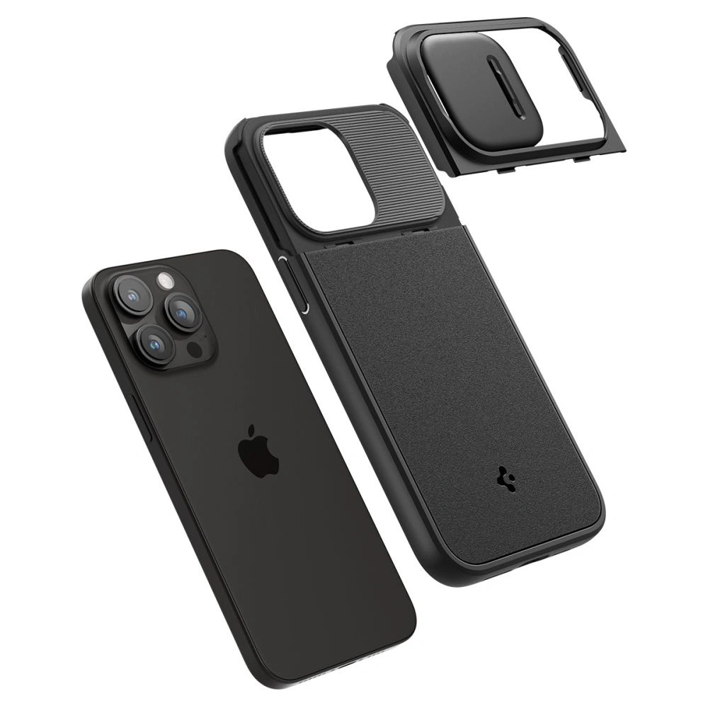 Hurtownia GSM - Etui Spigen Optik Armor Mag MagSafe Apple iPhone 15 Pro Max Fekete - SPN2964 - {ean13} - Hurt
