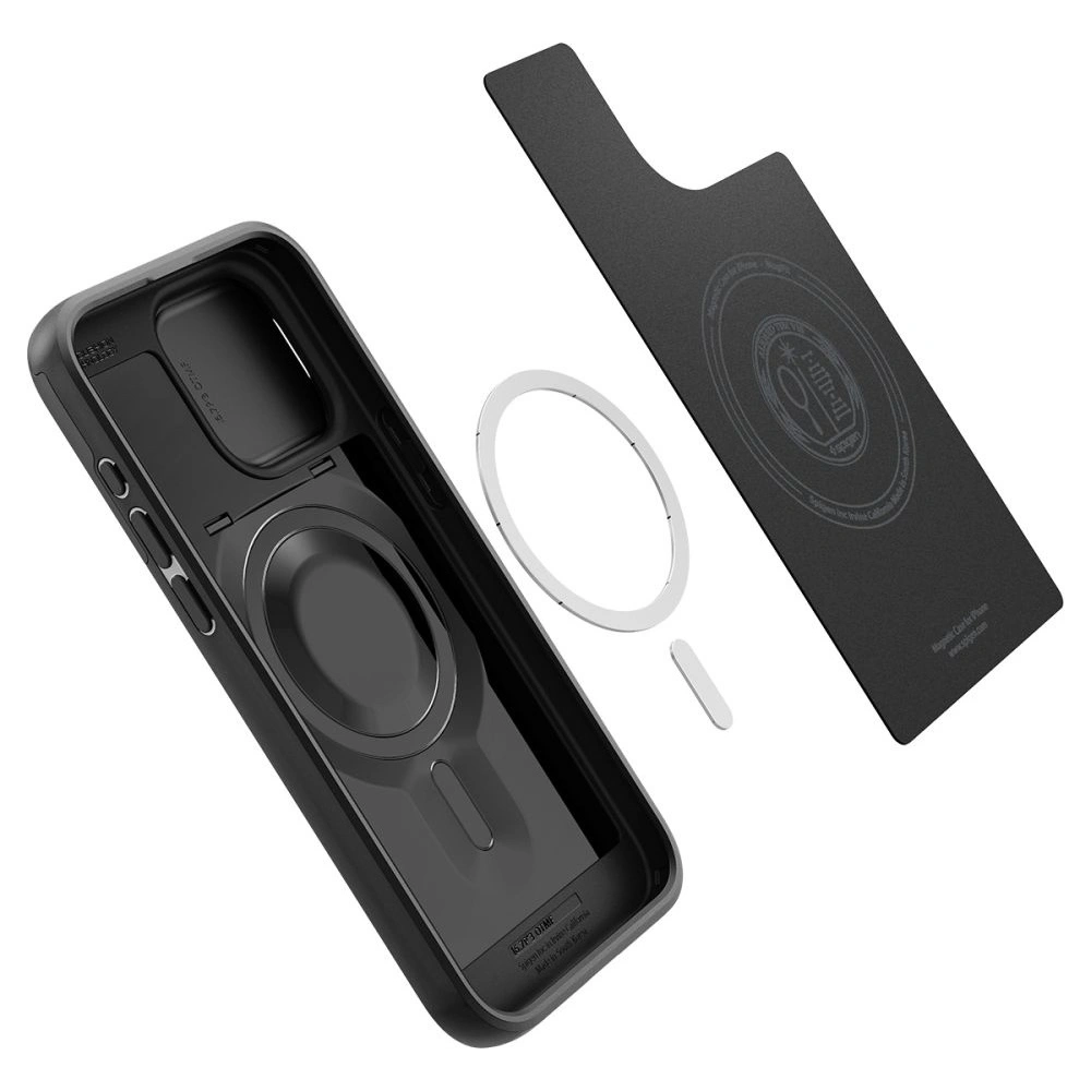 Hurtownia GSM - Etui Spigen Optik Armor Mag MagSafe Apple iPhone 15 Pro Max Fekete - SPN2964 - {ean13} - Hurt