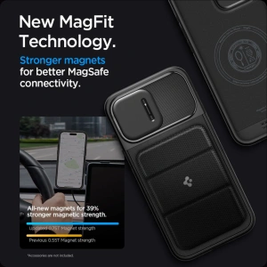 Wholesale Spigen Optik Armor Mag MagSafe Apple iPhone 15 Pro Max Black - SPN2964 - {ean13} - Hurt