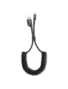 Hurtownia GSM - Kabel sprężynowy Lightning Baseus Spring 1m 2A (czarny) - BSU350BLK - {ean13} - Hurt