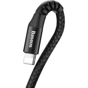 Kabel sprężynowy Lightning Baseus Spring 1m 2A (czarny)