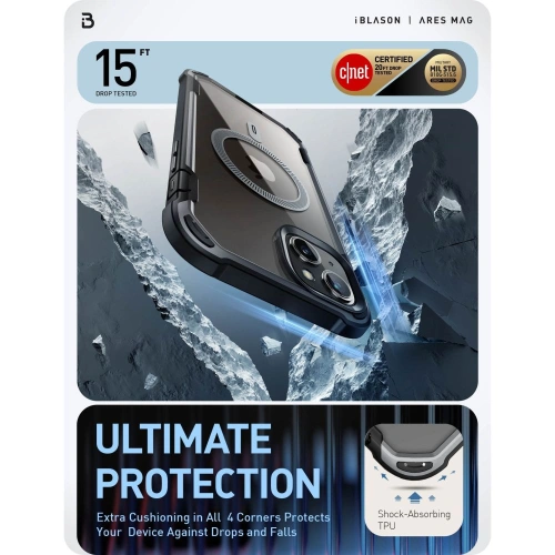 Etui Supcase IBLSN Ares Mag MagSafe Apple iPhone 15 Plus / 14 Plus Black