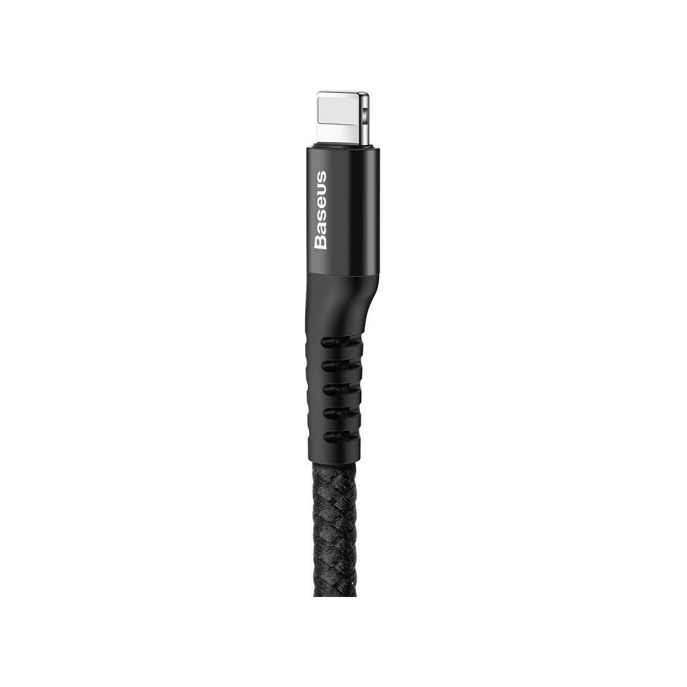 Hurtownia GSM - Kabel spružinový Lightning Baseus Spring 1m 2A (černý) - BSU350BLK - {ean13} - Hurt