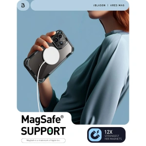 Wholesale Supcase IBLSN Ares Mag MagSafe Apple iPhone 15 Pro Max Black - SPC393 - {ean13} - Hurt