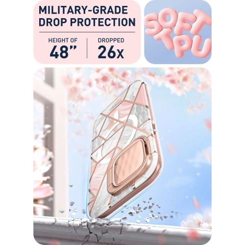 Etui Supcase Cosmo Mag MagSafe Apple iPhone 15 Pro Max Marble