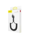 Hurtownia GSM - Kabel spružinový Lightning Baseus Spring 1m 2A (černý) - BSU350BLK - {ean13} - Hurt