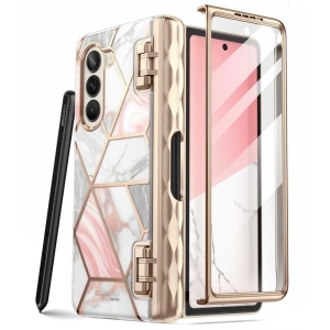 Hurtownia GSM - Etui Supcase Cosmo Pen Samsung Galaxy Z Fold5 Marble Pink - SPC397 - {ean13} - Hurt