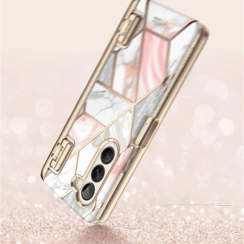 Etui Supcase Cosmo Pen Samsung Galaxy Z Fold5 Marble Pink
