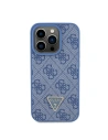 Hurtownia GSM - Etui Guess GUHCP15LP4TDPB Apple iPhone 15 Pro hardcase Leather 4G Triangle Strass niebieski/blue - GUE2896 - {ean13} - Hurt