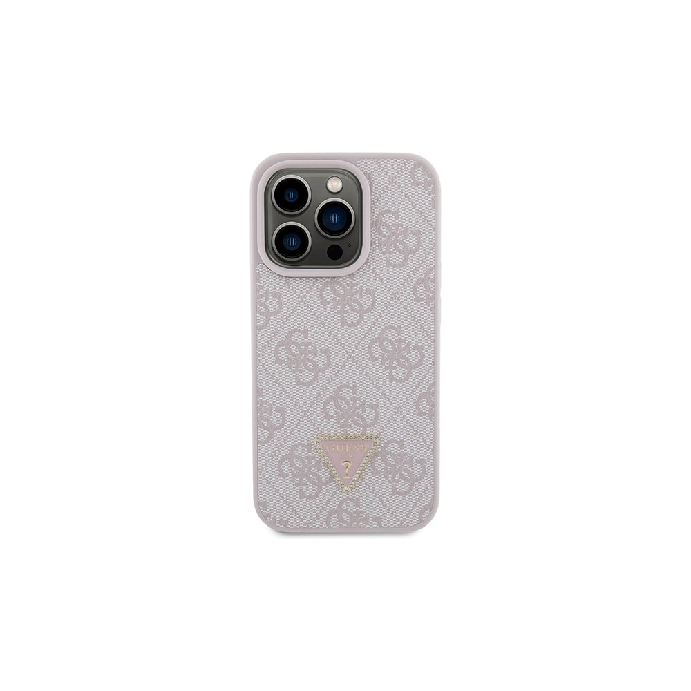 Hurtownia GSM - Case Guess GUHCP15LP4TDPP Apple iPhone 15 Pro Hardcase Leder 4G Triangle Strass rosa/pink - GUE2897 - {ean13} - Hurt