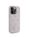 Hurtownia GSM - Case Guess GUHCP15LP4TDPP Apple iPhone 15 Pro Hardcase Leder 4G Triangle Strass rosa/pink - GUE2897 - {ean13} - Hurt