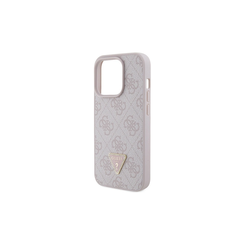 Hurtownia GSM - Case Guess GUHCP15LP4TDPP Apple iPhone 15 Pro Hardcase Leder 4G Triangle Strass rosa/pink - GUE2897 - {ean13} - Hurt