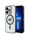 Etui Karl Lagerfeld KLHMP15XHCHNOTK Apple iPhone 15 Pro Max hardcase IML Choupette`s Head MagSafe transparent