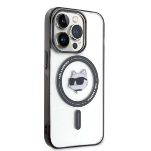Hurtownia GSM - Etui Karl Lagerfeld KLHMP15XHCHNOTK Apple iPhone 15 Pro Max hardcase IML Capul lui Choupette MagSafe transparent - KLD1708 - {ean13} - Hurt