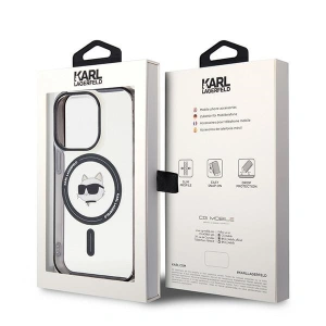 Hurtownia GSM - Etui Karl Lagerfeld KLHMP15XHCHNOTK Apple iPhone 15 Pro Max hardcase IML Capul lui Choupette MagSafe transparent - KLD1708 - {ean13} - Hurt