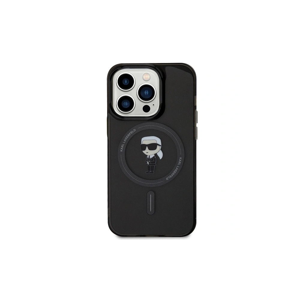 Hurtownia GSM - Etui Karl Lagerfeld KLHMP15XHFCKNOK Apple iPhone 15 Pro Max hardcase IML Ikonik MagSafe negru/black - KLD1709 - {ean13} - Hurt