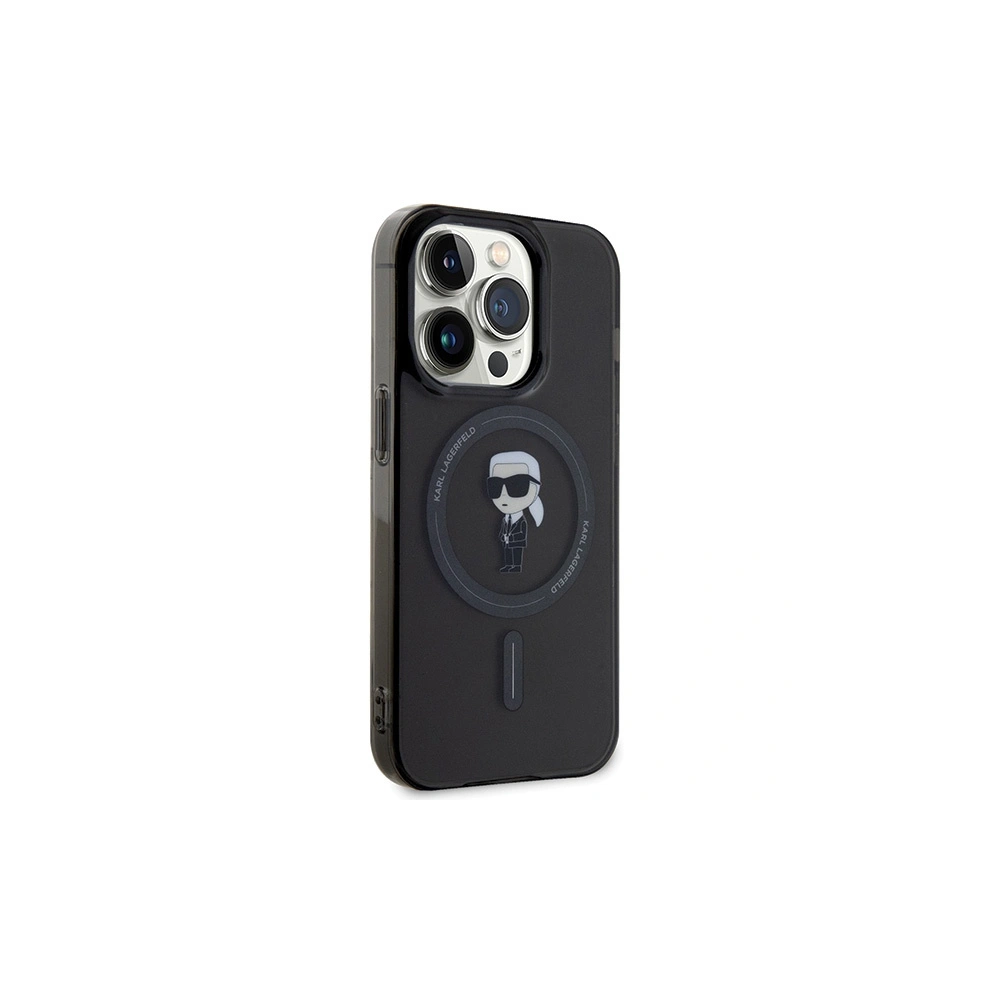 Hurtownia GSM - Etui Karl Lagerfeld KLHMP15XHFCKNOK Apple iPhone 15 Pro Max hardcase IML Ikonik MagSafe černý/black - KLD1709 - {ean13} - Hurt